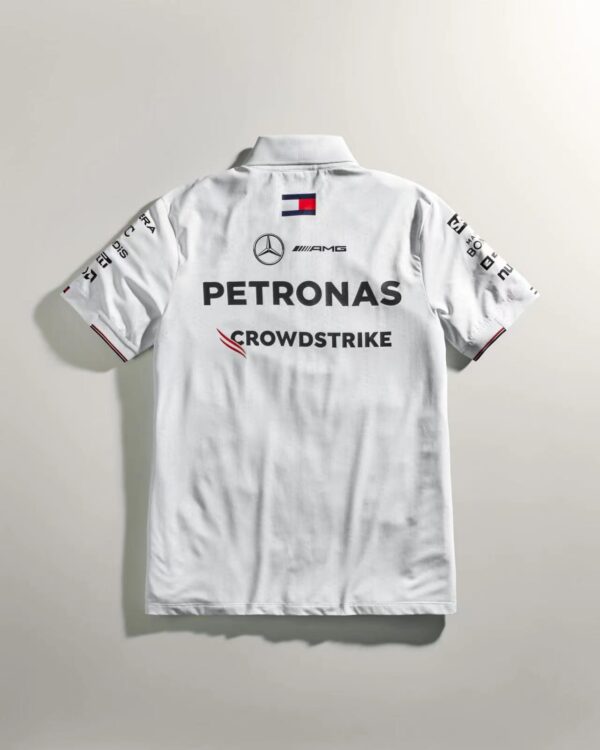 Mercedes F1 Collared White 2024 - Image 2