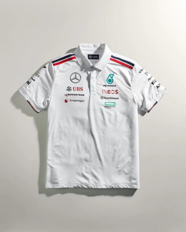 Mercedes F1 Collared White 2024