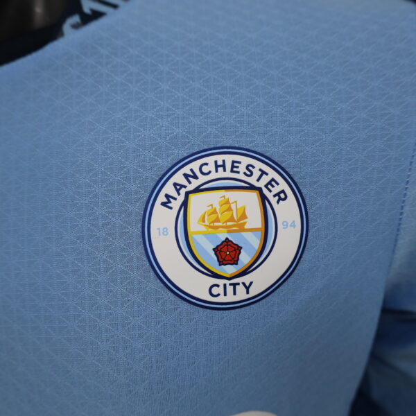 Man City Home 24/25 - Long Sleeve - Image 3