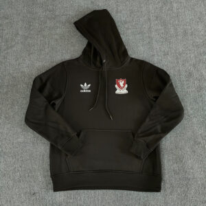 Liverpool Hoodie Retro Logo Black