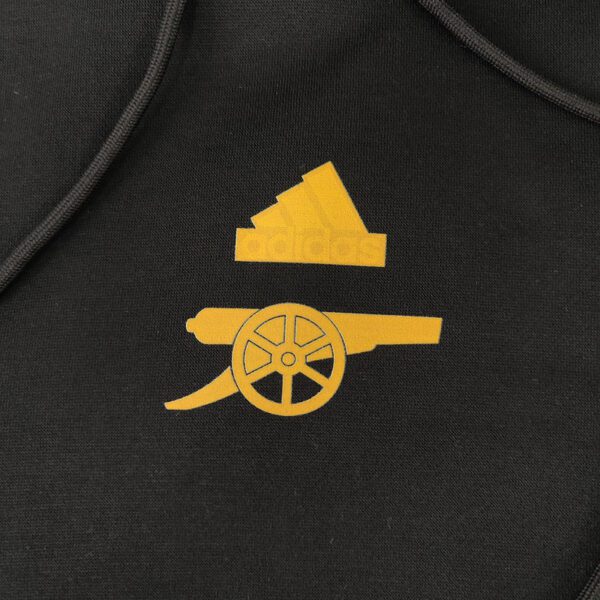 Arsenal Hoodie Gunner Logo Black - Image 2