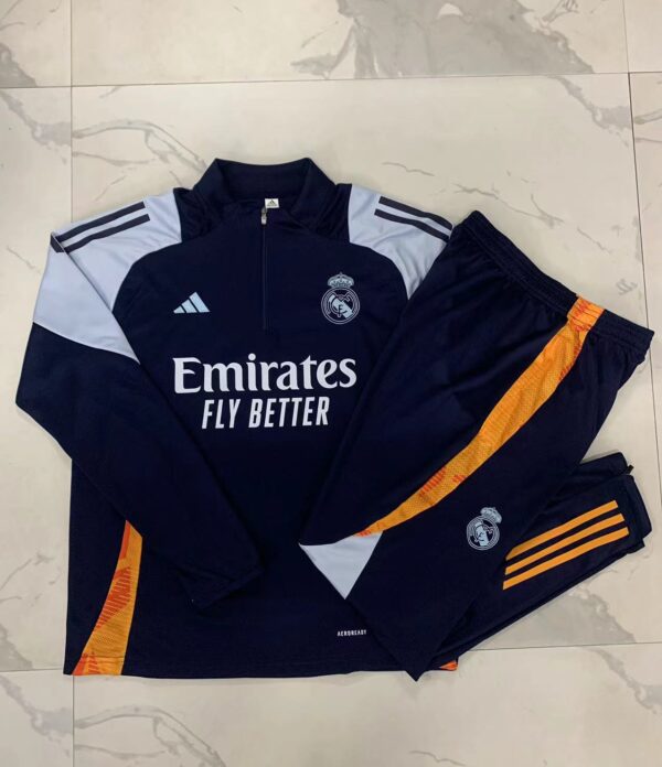 Real Madrid Half-Zip Tracksuit 24/25