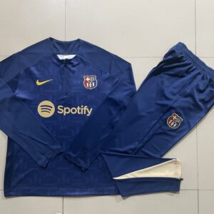 Barcelona Half-Zip Tracksuit Navy 24/25