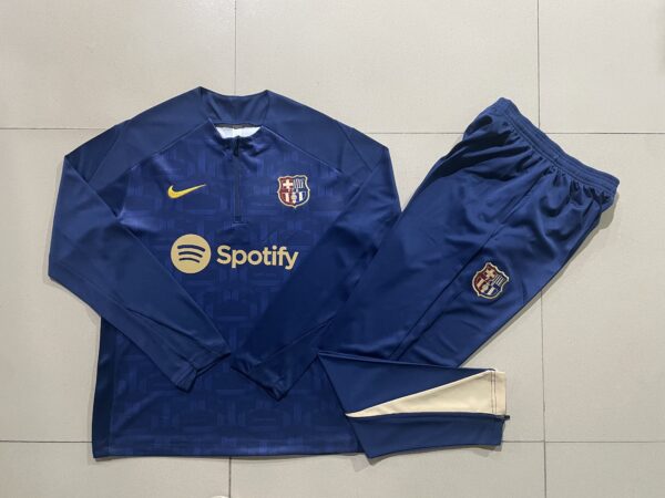 Barcelona Half-Zip Tracksuit Navy 24/25