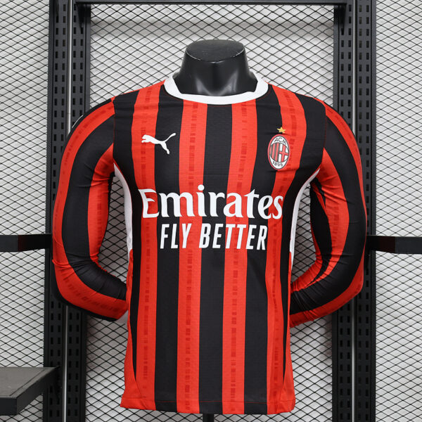 AC Milan Home 24/25 - Long Sleeve
