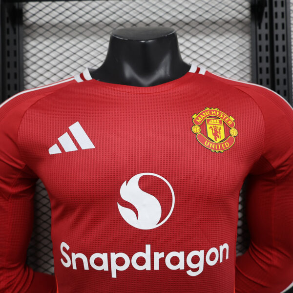 Man Utd Home 24/25 - Long Sleeve - Image 10